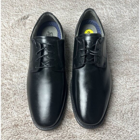 Florsheim Men\'s Black Leather Oxford Dress Shoes Round Toe Flexsole 9 NWOB main image 4